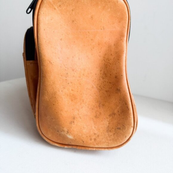 Vintage 70s Natural Leather Camera Bag - Picture 4 of 8